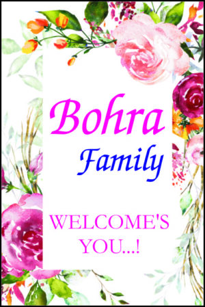 Family Welcome Board
