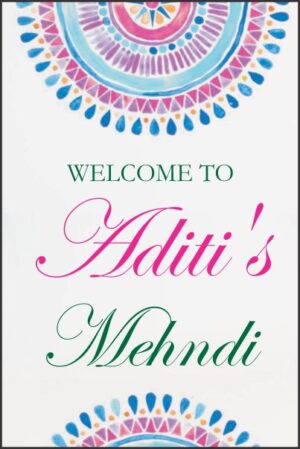 Mendi Function Welcome Board