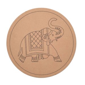 Round Elephant Design