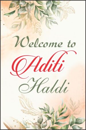 Haldi Welcome Board