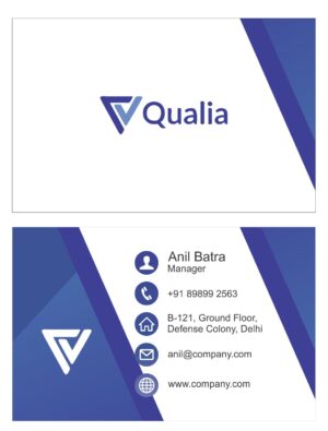 Blue Professional Business Card