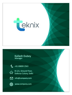 Premium Green Corporate Business Card