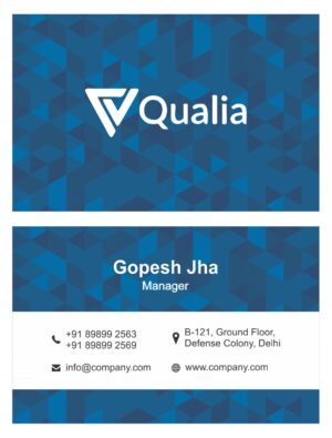 Premium Business Visiting Card Design